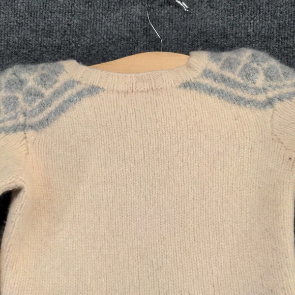 J. Crew With Cashmere Womens Pullover Tile Knit Sweater Tan Gray Small Crew Neck - Picture 6 of 14